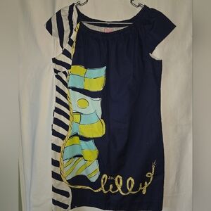 Lilly Pulitzer Sullivan You Are Flagged Dress, Like new SZM